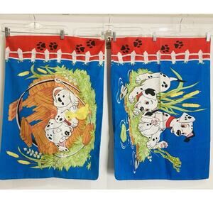 Set Disney 101 DALMATIONS Movie Pillow Cases Dog Pond Duck Puppies Standard 2 Si